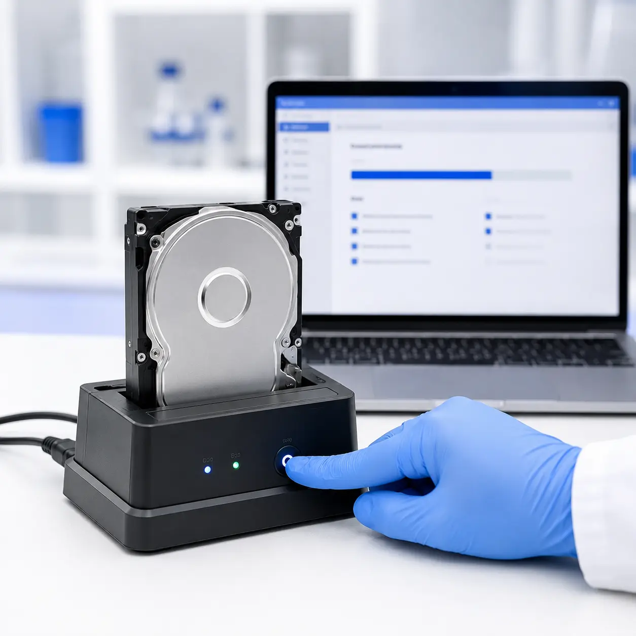شروع عملیات بازیابی اطلاعات پس از تأیید مشتری